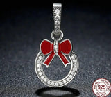 Red Bow Knot Charms 
