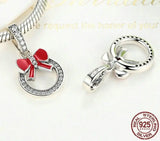 Red Bow Knot Charms 