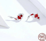 Red Fish Earrings 