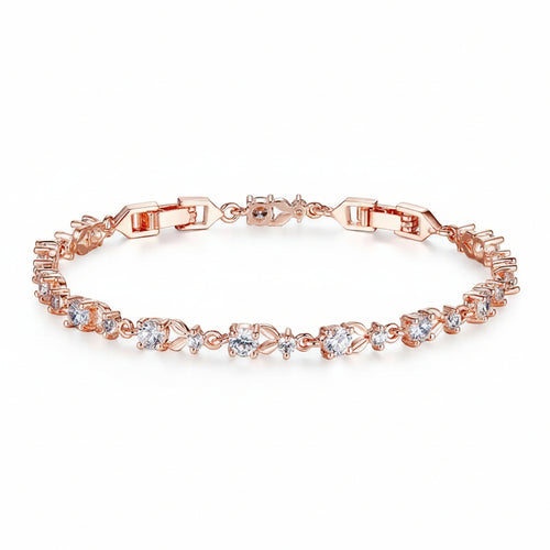 925 sterling silver chain link bracelet – six colours