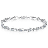 🌹 Rose Gold Chain Link Bracelet – Bold Elegance with a Feminine Sparkle 