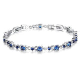 🌹 Rose Gold Chain Link Bracelet – Bold Elegance with a Feminine Sparkle 