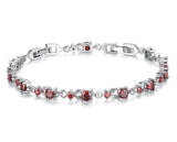 🌹 Rose Gold Chain Link Bracelet – Bold Elegance with a Feminine Sparkle 