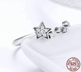 Secret of Stars Ring – 925 Sterling Silver Adjustable Celestial Ring 