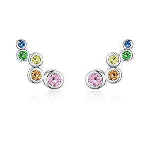 Shiny Bubble Stud Earrings 