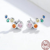 Shiny Bubble Stud Earrings 