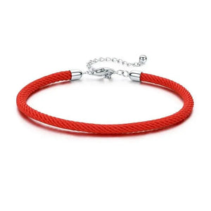 925 Sterling Silver Charm Bracelet – Adjustable European Style Gift for Women 