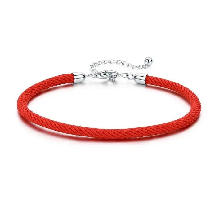 925 Sterling Silver Charm Bracelet – Adjustable European Style Gift for Women 