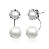 Simulated Pearl Earrings