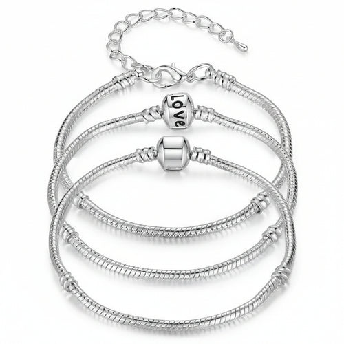 Sleek chain bracelet in 925 sterling silver