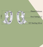 Small Galaxy Hoop Earrings.