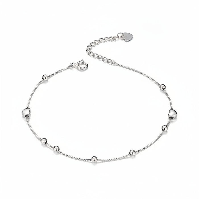Star beads chain bracelet in 925 sterling silver
