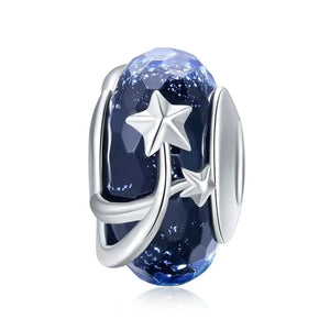 Star Flower European Murano Glass Beads 