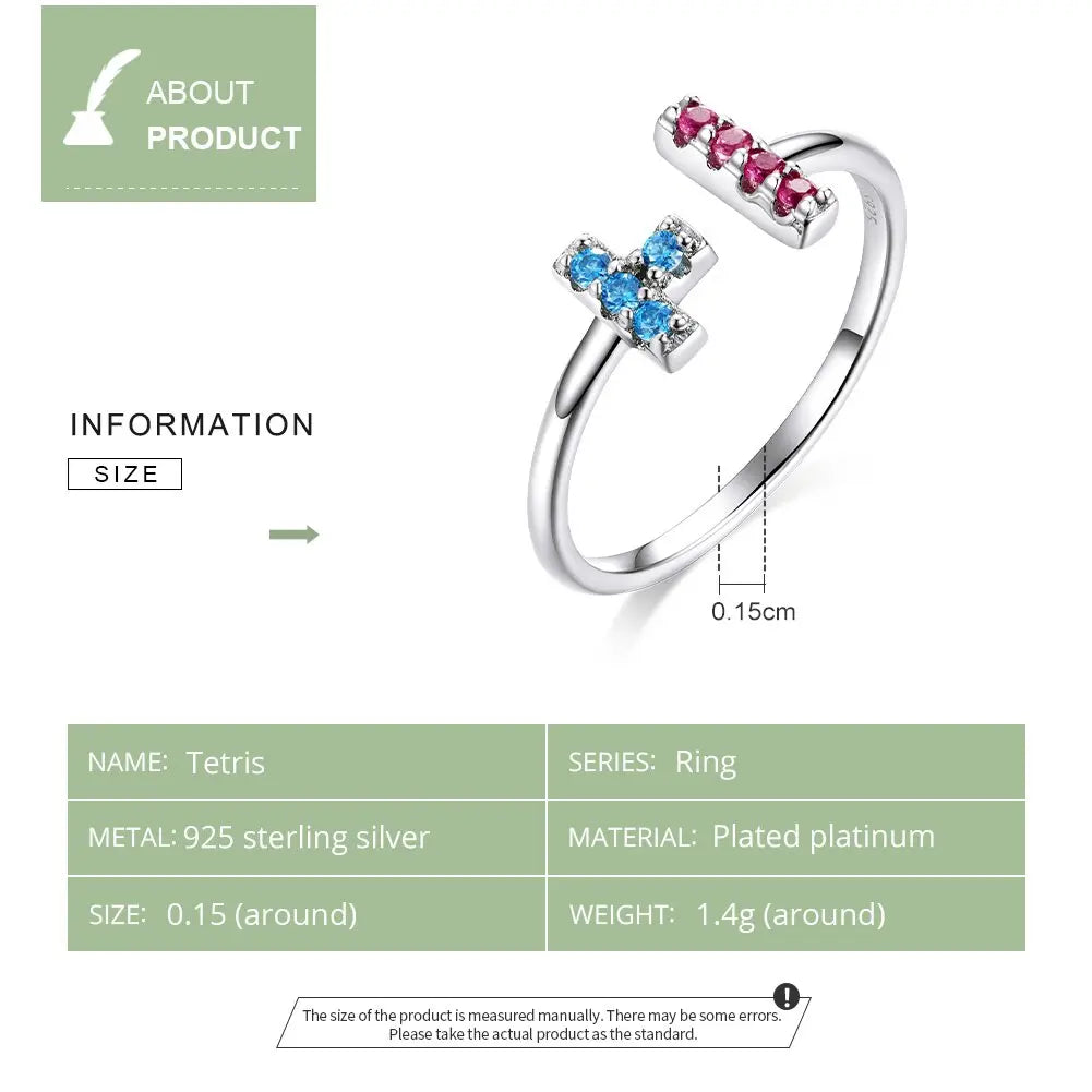 Bold geometric jewelry design featuring multicolored zircon stones.
