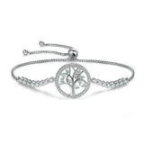 Tree of Life CZ Tennis Bracelet.
