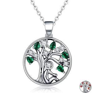 925 Sterling Silver Tree of Life Necklace