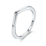 925 Sterling Silver Water Droplet CZ Ring – Elegant Engagement & Wedding Ring for Women 