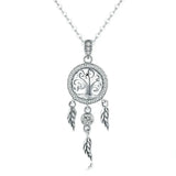 Whispering Roots Dreamcatcher Necklace