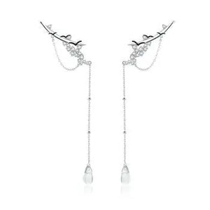 Stud Landscape Painting Earrings 