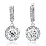 Zirconia Drop Earrings