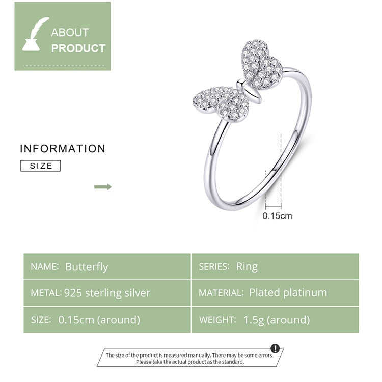 Butterfly Ring for engagement | Promise Rings | Finger Ring | Engagement Rings