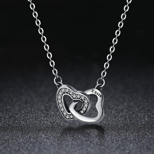Connected Heart Necklace 