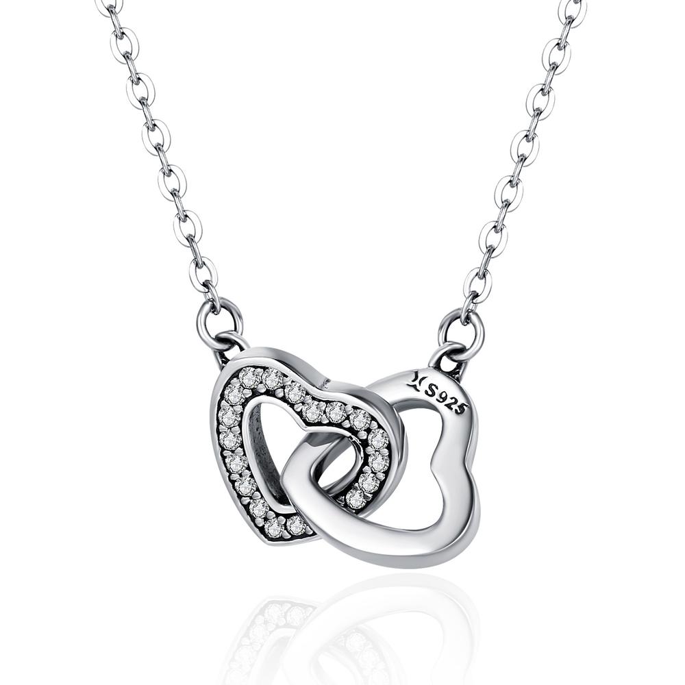 Connected Heart Necklace | Necklace for Women | Pendant Chain Necklace