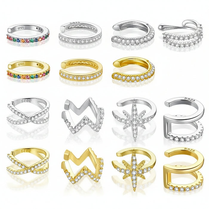 925 sterling silver ear cuff collection - 17 designs