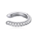 sterling silver clip earrings.